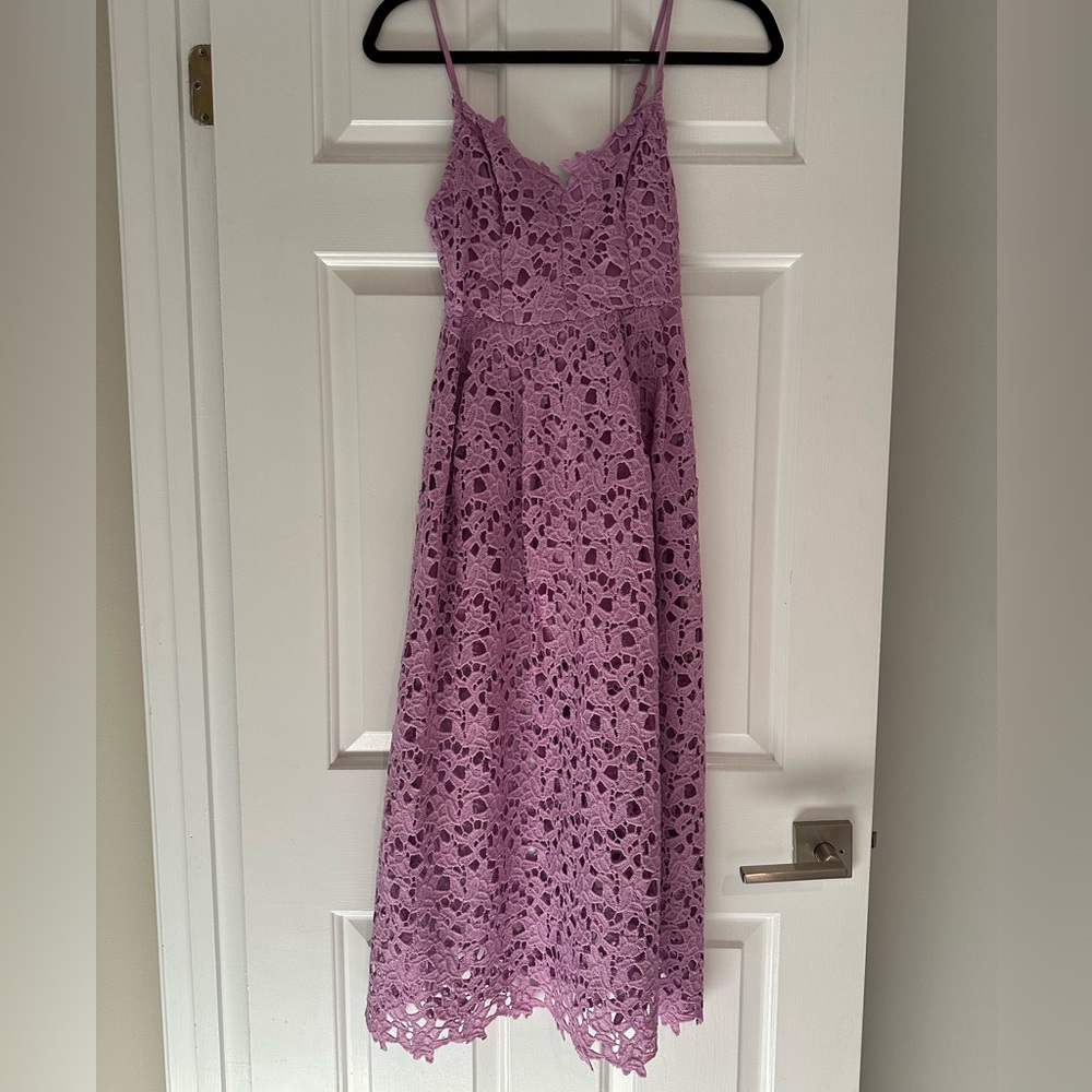 ASTR Lace Midi Dress